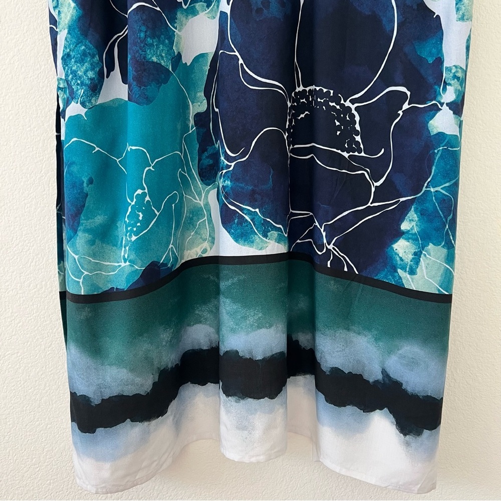 NWT Anthropologie Bl^nk London Rubina Watercolor Duster Kimono Boho Resort SZ OS - Picture 13 of 15